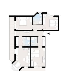 Appartement met Drie Slaapkamers